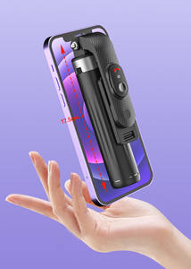 ไม้เซลฟี่แบบพกพาขนาด 40 <span class=keywords><strong>นิ้ว</strong></span> ทำจากอลูมิเนียมอัลลอยด์ พร้อมไฟว<span class=keywords><strong>ง</strong></span>แหวนเซลฟี่แบบชาร์จได้ จัดส่งฟรี - Product Image 3