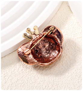 Broche de Moda con Diseño de Koala y Corona, Adornado con Cristales, para Fiestas, Bodas, <span class=keywords><strong>Bolsos</strong></span> Estudiantiles, Accesorios de Ropa Unisex - Product Image 6