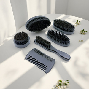 Wholesale Price Wave Men's <strong>Beard</strong> <strong>Brush</strong> Styling Comb Boar Bristle Shaving <strong>Brush</strong> Bamboo/Beech Wood <strong>Beard</strong> Grooming <strong>Brush</strong> - Product Image 4