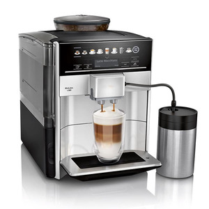 Macchina per caffè Espresso completamente automatica in titanio sistema elettrico per <span class=keywords><strong>Cappuccino</strong></span> 10 bevande al caffè 2 profili utente casalinghi - Product Image 1