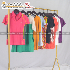 KungFu KingAAA - Balle di T-shirt Usate Miste Colori Chiari, Ingrosso, Magliette Estive di Seconda Mano, Assortimento Luminoso in Cotone Pastello - Product Image 3