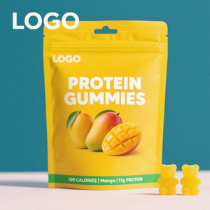 OEM özel etiket Vegan Protein Gummies yüksek Protein kas kazanç Gummies kollajen vitaminleri Protein <span class=keywords><strong>Gummy</strong></span> - Product Image 3