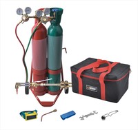 2025 Uweld Offre Spéciale fourre-tout professionnel oxygène acétylène Oxy soudage Kit de torche de coupe avec réservoir