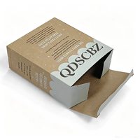 Boîte cadeau personnalisée en papier recyclable, imperméable, avec fenêtre, fond à fermeture automatique, pelliculage mat, pour jouets et poupées