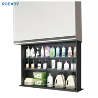 Organisateur de rangement mural intelligent et moderne pour cuisine, avec mécanisme intelligent, idéal pour salles de bain et balcons