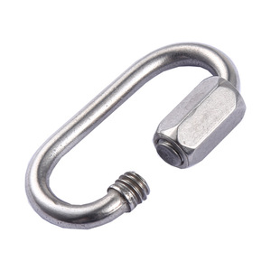 Gancho de conexión rápida en forma de U de acero inoxidable para uso en cadenas de mascotas y camping al aire libre - Product Image 1