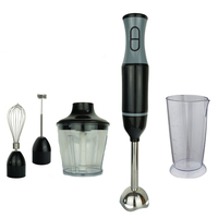 Mélangeur à immersion électrique Portable bâton à main à vitesse Variable broyeur de nourriture pour bébé pour usage domestique commandes à bouton-poussoir en plastique