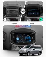 Kit de Instalación de Estéreo para Auto para Hyundai H1 H-1 Grand Starex 2015-2018, Sistema de Audio con Navegador GPS, Monitor de Unidad Principal, 2+32 GB