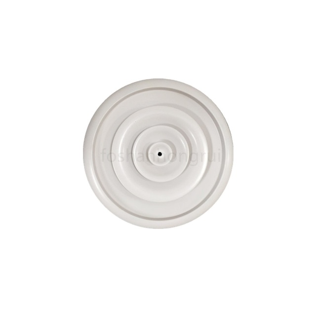 Aluminum Modern HVAC System Round Air Diffuser with Damper Adjustable Volume Control