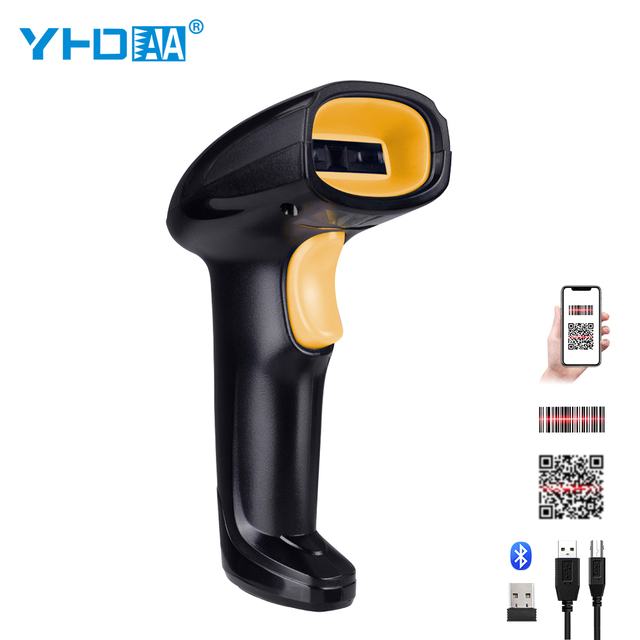 China Manufacturer Qr Code Reader USB Barcode Scanner 1d 2d Handheld Barcode Scanner Wireless