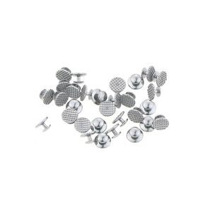 10 buah/pak tombol bahasa gigi Bondable dasar bulat bahan gigi ortodontik dokter gigi ortodontik - Product Image 3