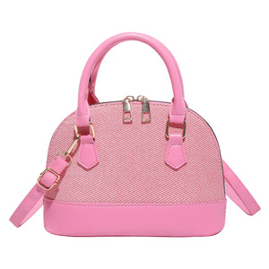 Sac à bandoulière demi-lune de luxe coréen <span class=keywords><strong>Looen</strong></span> pour femme, style rétro, en feutre, avec fermeture éclair, imperméable - Product Image 5