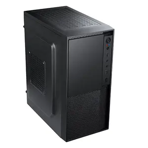 Good Price Micro-ATX Mid Tower Cabinets Gaming Office Computer Pc Case with 12CM LED cooling fan
