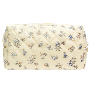 Bolsa de Maquillaje Portátil Bohemia con Cordón y Cremallera, Acolchada con Patrón de Letras Personalizado, de Poliéster, Promocional, Organizador de Viaje - Product Image 1