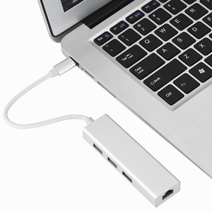 Cao cấp OEM nhà máy 4 trong 1 loại C <span class=keywords><strong>HUB</strong></span> để 100Mbps nhanh <span class=keywords><strong>Ethernet</strong></span> và 3 USB 3.0 cho máy tính xách tay điện thoại và máy tính để bàn - Product Image 6