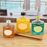 Grosir 100pcs Botol Jus Kaca 50ml 100ml 200ml 250ml 350ml 500ml Dapat Digunakan Kembali Tutup Ulir Sablon Botol Minuman