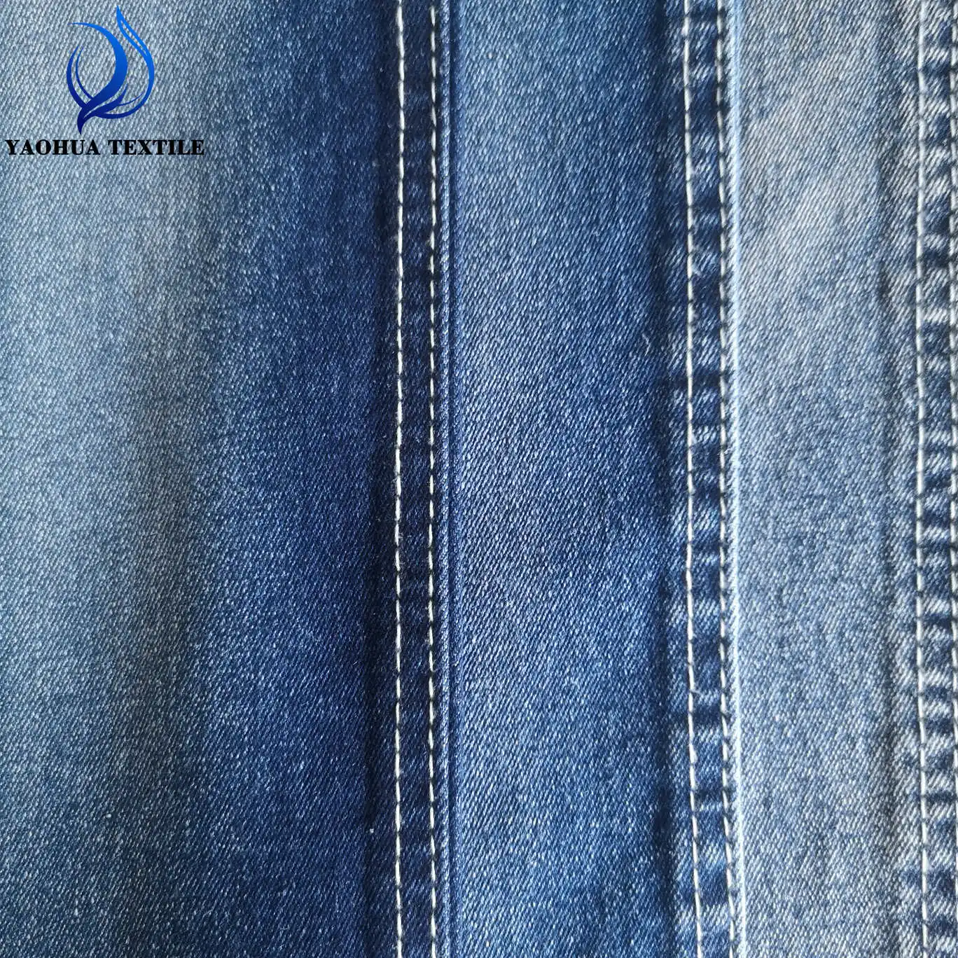 1016 prezzo all'ingrosso a buon mercato TR cotone/poliestere/viscosa/spandex tessuto denim tessuto per jeans