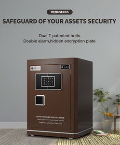 Caja <span class=keywords><strong>de</strong></span> Seguridad Biométrica <span class=keywords><strong>de</strong></span> Acero Sólido <span class=keywords><strong>de</strong></span> Lujo con Huella Dactilar para Hogar y Hotel, Marca Yingbo, Comercial, en Venta - Product Image 4