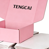 Boîtes d'expédition pliables en carton ondulé écologiques avec gaufrage et pelliculage mat, emballage personnalisé pour articles cosmétiques