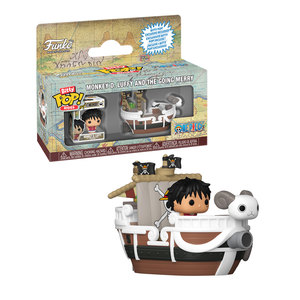 Figurine Miniature Originale et Authentique Funk Pop One Piece <span class=keywords><strong>Luffy</strong></span> et le Going Merry – Adorable Ornement Cadeau pour les Fans de 14 Ans et Plus - Product Image 1