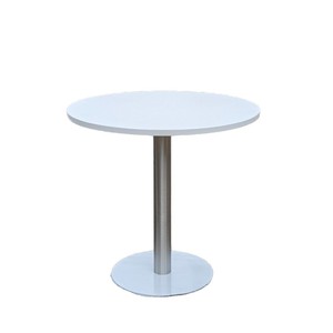 Mesa Redonda Minimalista con Patas de Metal Resistentes para Uso Comercial - Product Image 3