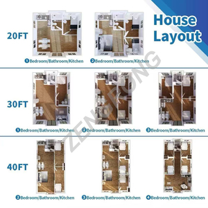 Case Prefabbricate in Container da 40ft/20ft a Due Piani, Vendita Calda, Stile Cipro 	 Case Mobili in <span class=keywords><strong>Marocco</strong></span>, Tiny House - Product Image 6