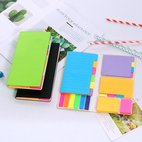 402 pièces ensemble de notes auto-adhésives comprend des blocs de séparation Bundle Index Planner Bullet Journaling Notebook Office Essential Loose Leaf