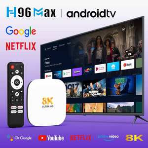 H96 MAX 8K Streaming IPTV STB Smart Internet OTT <b>Set</b>-<b>top</b> <b>Box</b> Best Google Android 12 TV <b>Box</b> Europe France Germany Universal - Product Image 5