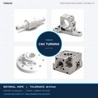 Pièces CNC en acier inoxydable à tolérance stricte OEM, adaptateur d'axe d'union rotative, service d'assemblage HDPE, usinage CNC pour machines