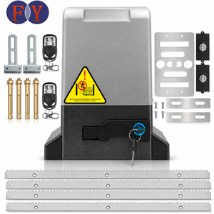 Kit <span class=keywords><strong>de</strong></span> abridor <span class=keywords><strong>de</strong></span> puerta corredera inteligente WiFi <span class=keywords><strong>de</strong></span> 370W y 800 kg (1800 lb) con límite magnético y cremallera <span class=keywords><strong>de</strong></span> 4M 8mm para portones <span class=keywords><strong>de</strong></span> entrada - Product Image 1