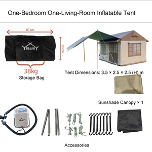 <span class=keywords><strong>Tenda</strong></span> Oxford <span class=keywords><strong>da</strong></span> Tetto a Prezzo di Fabbrica, <span class=keywords><strong>Tenda</strong></span> Gonfiabile 4 Stagioni con Struttura e Zanzariera - Product Image 6