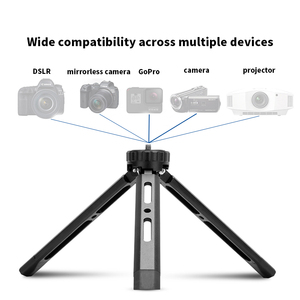 Hợp kim nhôm có thể điều chỉnh chất lượng cao video chụp chân máy, máy ảnh cơ sở khung chân máy, 1/<span class=keywords><strong>4</strong></span> vít tương thích bóng Đầu chân máy - Product Image 6
