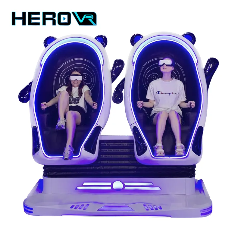 HEROVR – chaise de réalité virtuelle VR 9D, pièce de monnaie avec Panda, simulateur 9D