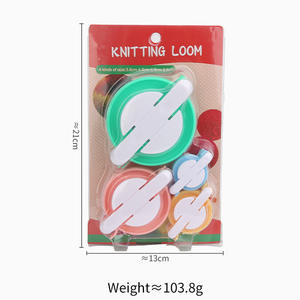 Outils de tricotage Nouveau fabricant de boules rondes en plastique, fabricant de boules de pompon DIY Coke Wool Ball Maker - Product Image 4