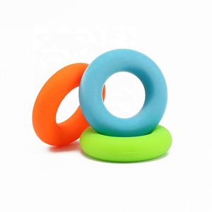 Custom Logo Silicone Hand Resistance <b>Ring</b> Grip Exerciser Strength Trainer for Fitness Giveaways - Product Image 4