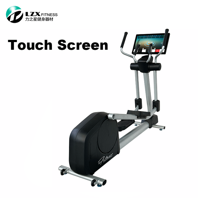 Commercial Fitness Equipment Elliptical Cross Trainer With Latest System Touch Screen Machine