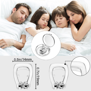 Clip nasal <span class=keywords><strong>anti</strong></span>-<span class=keywords><strong>ronflement</strong></span> en silicone médical, correcteur plus petit, anneaux de nez - Product Image 6