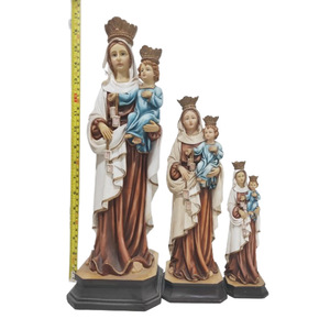 Style européen personnalisé <span class=keywords><strong>ange</strong></span> en résine ornement vierge marie bébé étreinte souvenir religieux - Product Image 5