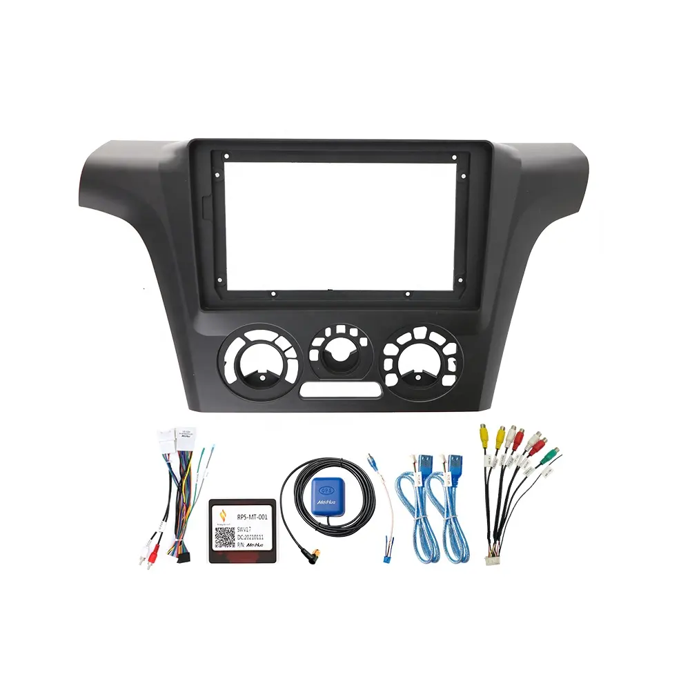 Meihua Auto Video Radio Frame Voor Mitsubishi Airtrek Outlander 2001-2005 Lhd Met Rca Kabel Kabelboom Accessoires