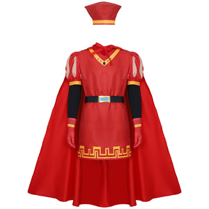 Costume de cosplay Shrek Lord Maximus Falquard rouge pour adulte, tenue de jeu de rôle pour Halloween - Product Image 1
