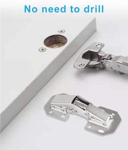 บานพับประตูเหล็กแบบปรับได้ ลดราคาพิเศษ ปิดแบบนุ่มนวลด้วยระบบไฮดรอลิก สำหรับตู้ในครัว ห้องนอน ห้องนั่งเล่น บ้าน และสำนักงาน - Product Image 4