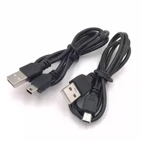 Kabel USB 0.8M 2.0 A Male Ke Mini B, 5 Pin 5 P T Port Mini USB untuk perangkat MP3 MP4 kamera ponsel HardDisk komputer