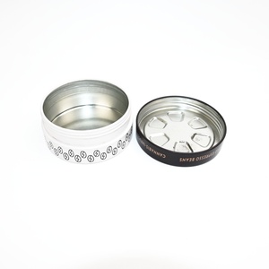 Custom Printed Round Screw Thread CR Child Resistant Tinplate Can Inner Tray Childproof Airtight <b>Storage</b> Metal Packaging <b>Tin</b> Jar - Product Image 5