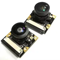 Kamera Fisheye HD 5MP 220 Derajat 1/4.0 Inci Modul Kamera OV5647 Lensa Sudut Lebar Fokus Dapat Disesuaikan 15PIN