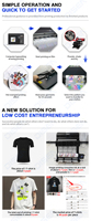 Imprimante DTF industrielle L18050, machine d'impression 60-80 cm, ensemble complet A1, imprimantes DTF et sécheuse 12h2 pour t-shirt, Wifi