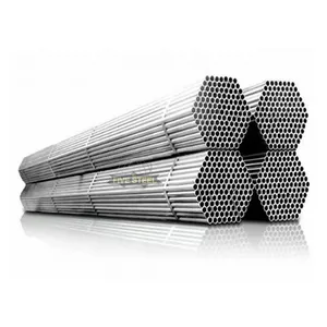 ASTM A53 galvanizli demir boru ERW karbon kaynaklı Sch40 yapı malzemesi için galvanizli çelik