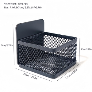 Ensemble de paniers magnétiques pour sachets de thé - Organisateur en fer sans perçage en 6 pièces pour porte de réfrigérateur, bureau et rangement de sachets de thé - Design minimaliste - Product Image 6