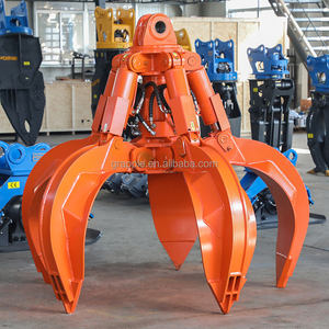 ตัวหนีบเศษเหล็กสำหรับรถขุดขนาด 18 20 22 23 25 ตัน แบบ Heavy Duty  ความแข็งแรงสูง  รูปทรงเปลือกส้ม สำหรับรีไซเคิลเหล็กและโลหะ - Product Image 6