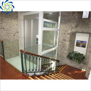 mrl elevator high quality 300kg platform lift screw drive cheap villa elevator in china