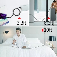 1m 2m 3m Nylon Tressé Data Charger Cordon 3A Fast Charging USB Type C Cable for Samsung